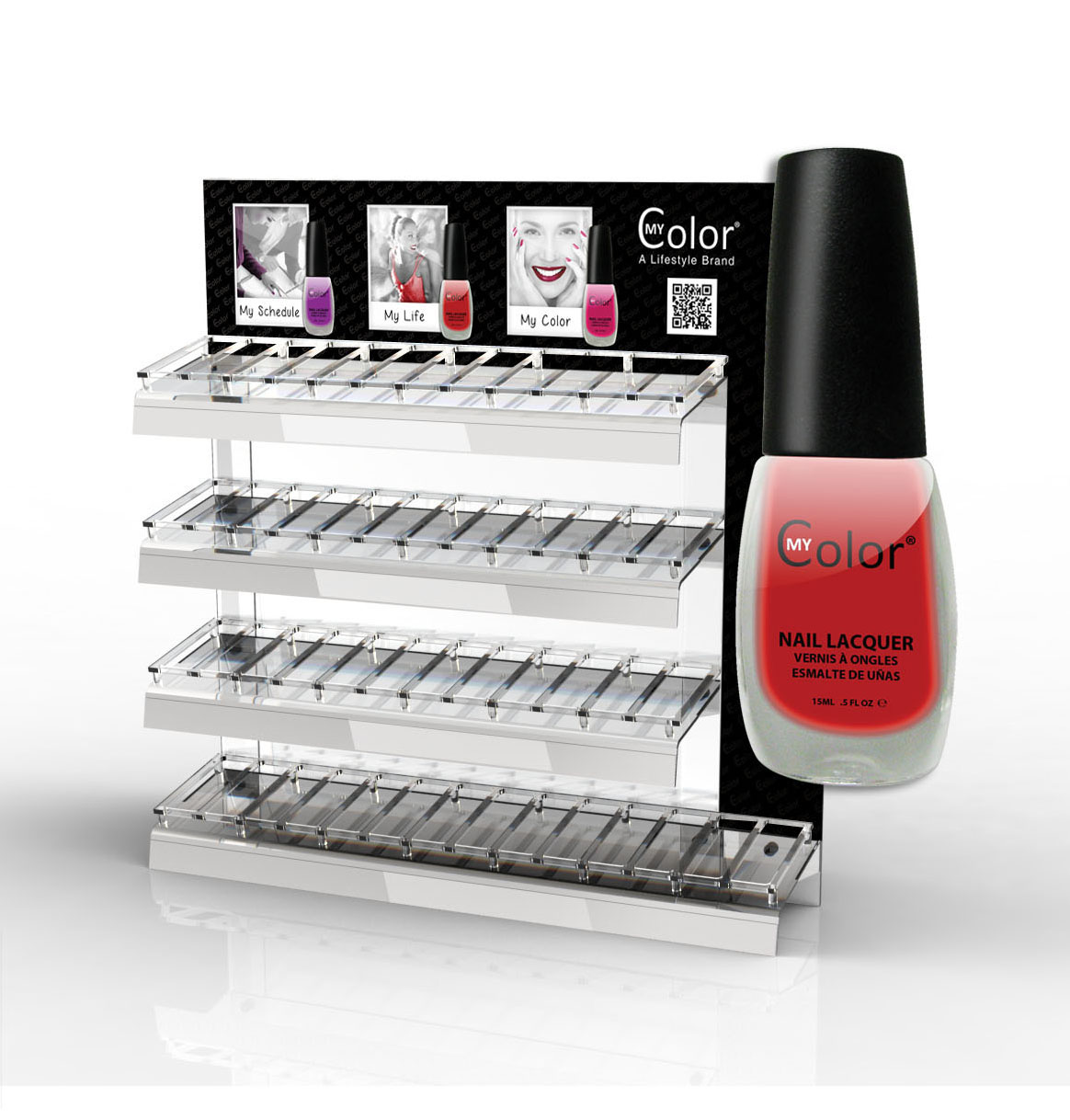 Cosmetic Displays | Countertop Displays | Simply Displays - Simply Displays